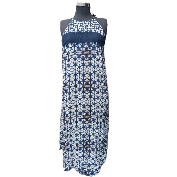 Anthropologie ASTR The Label Blue/ White Midi Dress Size Medium NWT - Picture 2 of 12